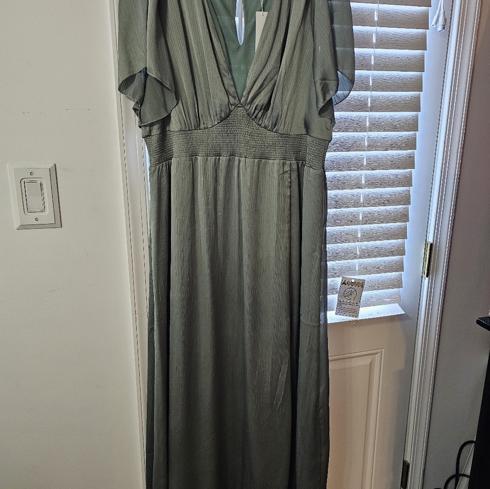 Baltic Born Sage Green Maxi Dress - Picture 3 of 7
